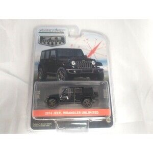 Greenlight 2019 70th Anniversary 2016 Jeep Wrangler Unlimited Black